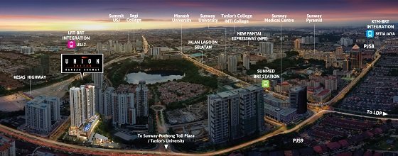 Union Suites Soho Bandar Sunway Petaling Jaya Selangor - Sale Rent