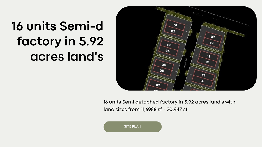 SEMI-D FACTORY 2023, NEW LAUNCH FACTORY FOR SALE SELANGOR