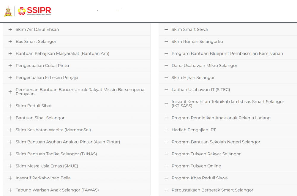 Selangor Citizens Welfare by State Government Selangor Malaysia.